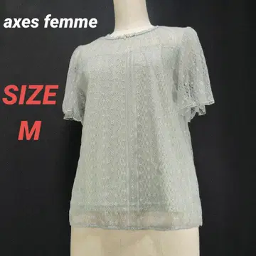 axes femme 엑시즈팜 레이스 블라우스 펄 M