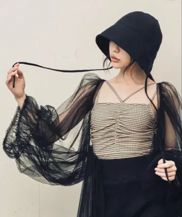 ORIENT MILLINERY 오리엔트 밀리너리 BONNET 보네 블랙