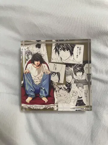 데스노트 DMM 복권 L 아크릴 블록