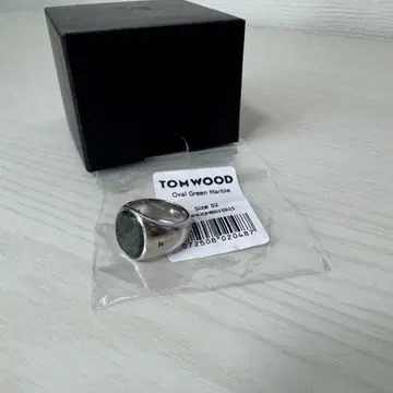 TOMWOOD Oval Green Marble 반지 사이즈 52