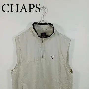 CHAPS 챕스 랄프 로렌 하프 지퍼 베스트 L