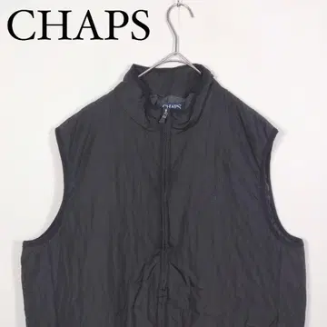 CHAPS 챕스 랄프 로렌 퀼팅 베스트 L 블랙