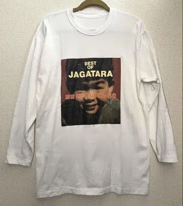 [ 레어/미사용 ] 롱T BEST OF JAGATARA 자가타라 화이트