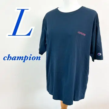 champion LOVLESS 블랙 티셔츠 L 캐주얼 심플