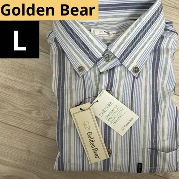 [택 포함 새상품] Golden Bear 스트라이프 긴팔 셔츠 L 사이즈