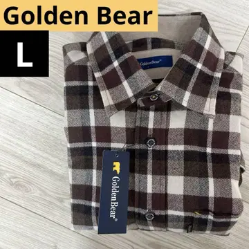 [택 포함 새상품] Golden Bear 체크 무늬 셔츠 L 사이즈