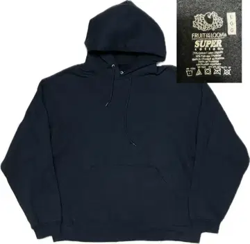 FRUIT OF THE LOOM 블랙 후드티 L 헤비 웨이트 무지