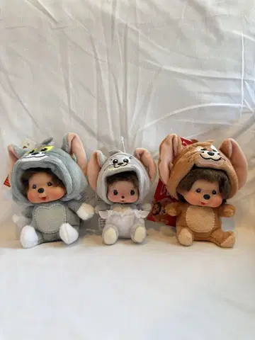 톰과 제리 x 몬치치 & SS 사이즈 태피 베비치치 3체 세트