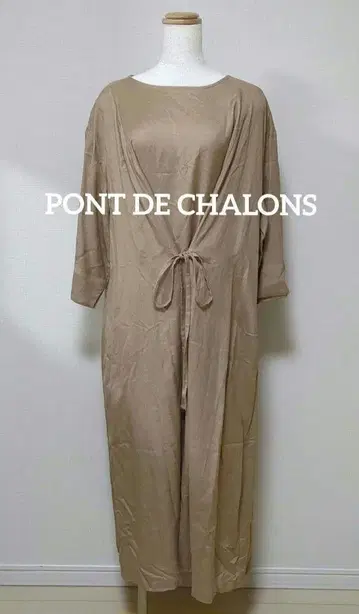 PONT DE CHALONS 퐁데샬롱 린넨 혼방 원피스 넉넉한 핏