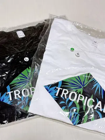 TROPICAL 프린트 T셔츠 [낱개 판매 가능]