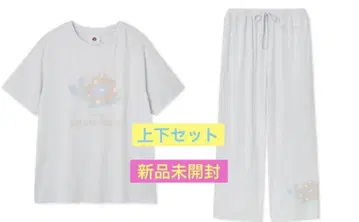 [ 만박 한정 ] 젤라피케 x 먣쿠먣쿠 룸웨어 상하의 세트 ( 롱팬츠 )
