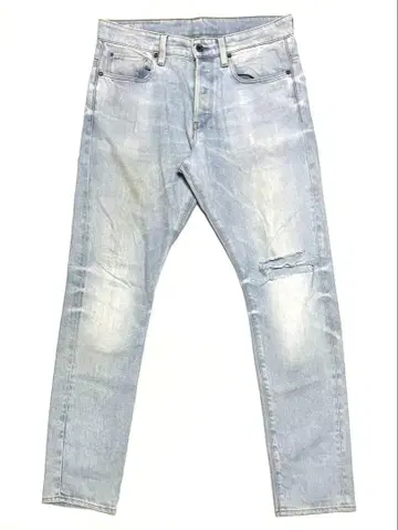 G-STAR ROW 3301 TAPERED 워시 블루 데님