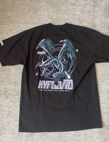 HYPLAND 레드 아이즈 티셔츠 L 사이즈 블랙