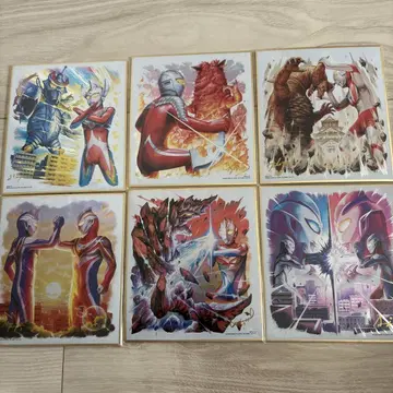 [묶음 판매] 울트라맨 색지 ART2 6세트