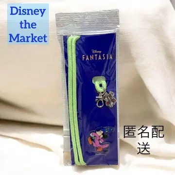 판타지아 네온 미키 핸드폰 스트랩 숄더 새상품 익명 배송
