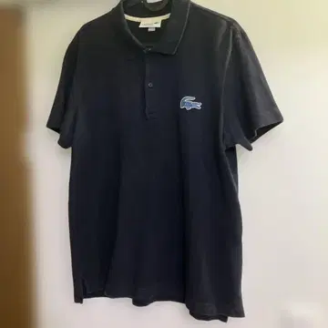 LACOSTE 네이비 피케 셔츠 US L