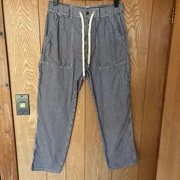 새상품급! Dickies 디키즈 베이커 팬츠 히코리 팬츠 네이비