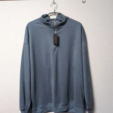 CLEL 그레이쉬 블루 하프 지퍼 트레이닝복 L