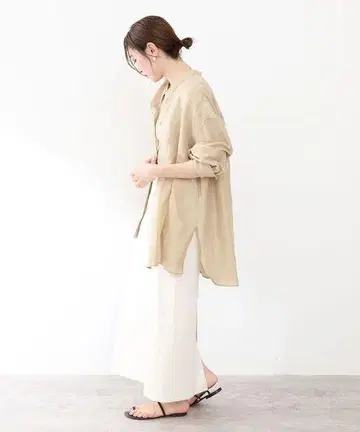 IENA 라미 리오셀 백 개더 셔츠 38