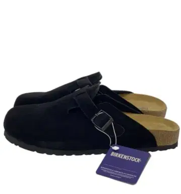 새상품급 BIRKENSTOCK 샌들 / 43 / BLK / 스웨이드