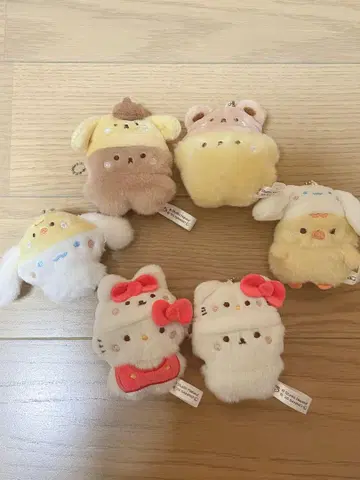 산리오 스튜디오하늘 푹신푹신 봉제 인형 마스코트 풀 컴프 미사용