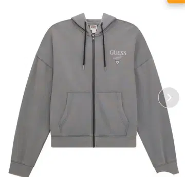 GUESS 그레이 집업 후드티
