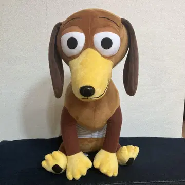 새상품 슈퍼 라지 봉제 인형 슬링키 도그 약 45cm