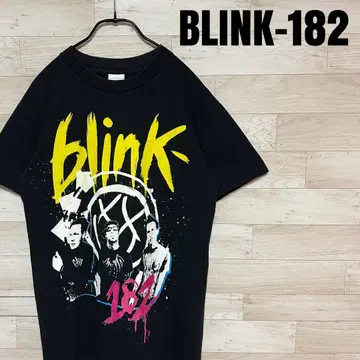 blink-182 투어 T셔츠 2009년 blink-182 밴드 T셔츠