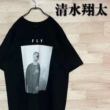 시미즈 쇼타 FLY 반팔 투어 T셔츠 2017 XL
