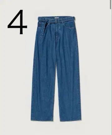 SELVEDGE LIGHT OZ DENIM BELTED PANTS