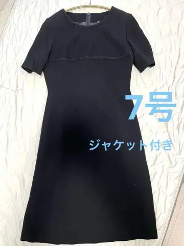 블랙 드레스 반팔 자켓 포함 7호