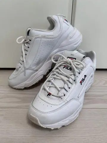 FILA 화이트 스니커즈 USS21034-125 디스럽터