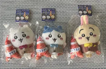 치이카와 (먼작귀) 봉제 인형 키체인 도쿄 타워 3종 세트