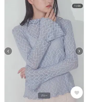 메리제니 merryjenny 레이스 플레어 슬리브 tops