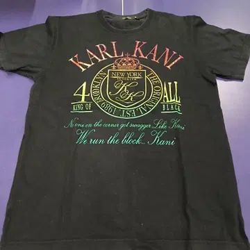 KARL KANI 블랙 T셔츠