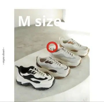 시마무라 [ mysa closet ] 스니커즈 M size