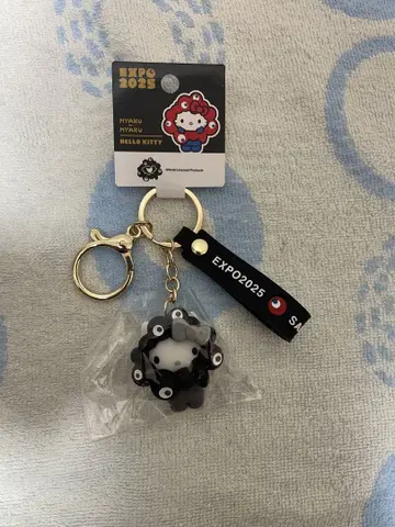 산리오 블랙 먄먄 헬로키티 엑스포 한정판 키링