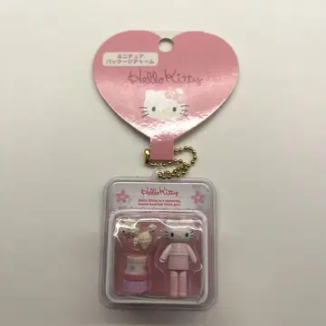 산리오 캐릭터즈 미니어처 패키지 참 헬로키티 발길이
