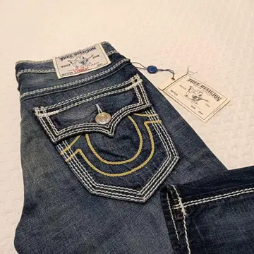 [새상품] TRUERELIGION 스트레이트 데님 허리 30 세로 워싱