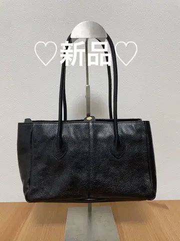 새상품 블랙 가죽 토트백 핸드백