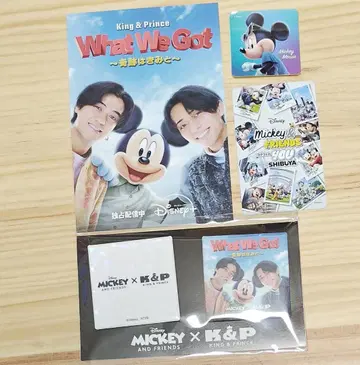Mickey & Friends x King & Prince 캔뱃지 세트