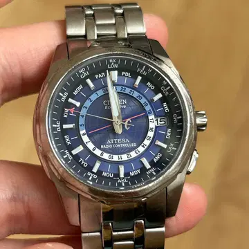 [CITIZEN] 아테사 H115-T012914 전파 솔라 작동품