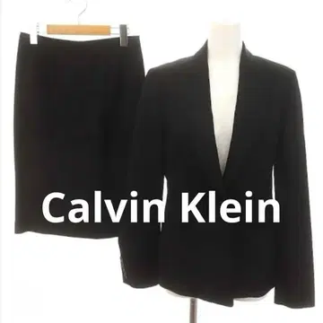 새상품급 Calvin Klein 싱글 수트 셋업 6 블랙