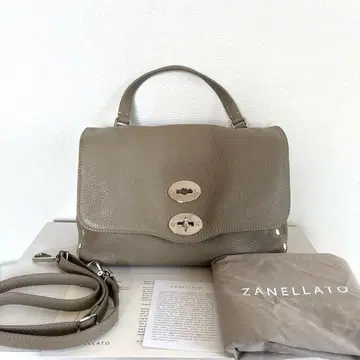 새상품급 ZANELLATO 포스티나 그레이 숄더백