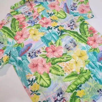 Tommy Bahama Disney 콜라보 알로하 셔츠