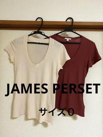 JAMES PERSET 제임스 퍼스 티셔츠 2매 세트