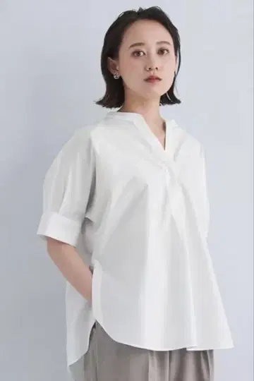 greenlabelrelaxing 돌먼 스키퍼 숏 슬리브 셔츠