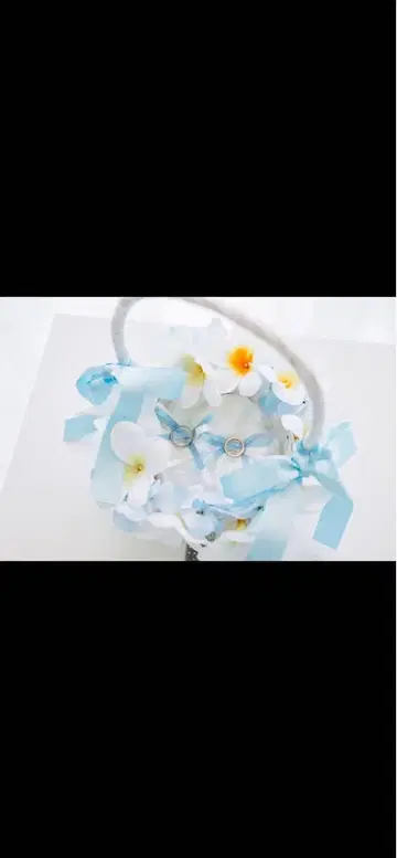 웨딩 링 필로우 바스켓형