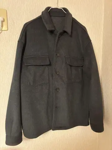 THE SHOP TK 다크 그레이 셔츠 자켓 L 사이즈