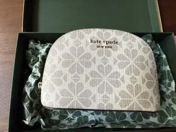 [ kate spade ] 스페이드 플라워 코팅된 캔버스 파우치